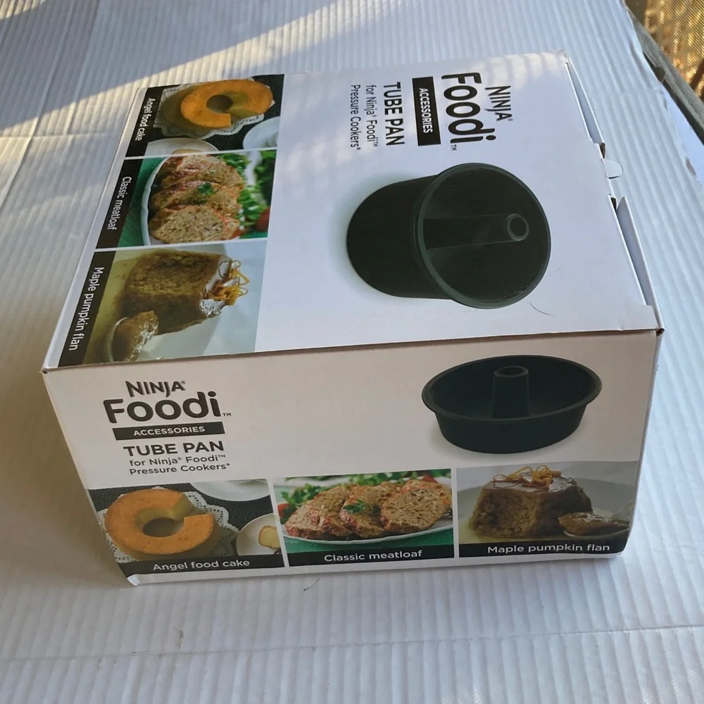 NINJA FOODIE Tube Pan Cakes Bread and Bun Cakes 8.89 x 4.02 inches
